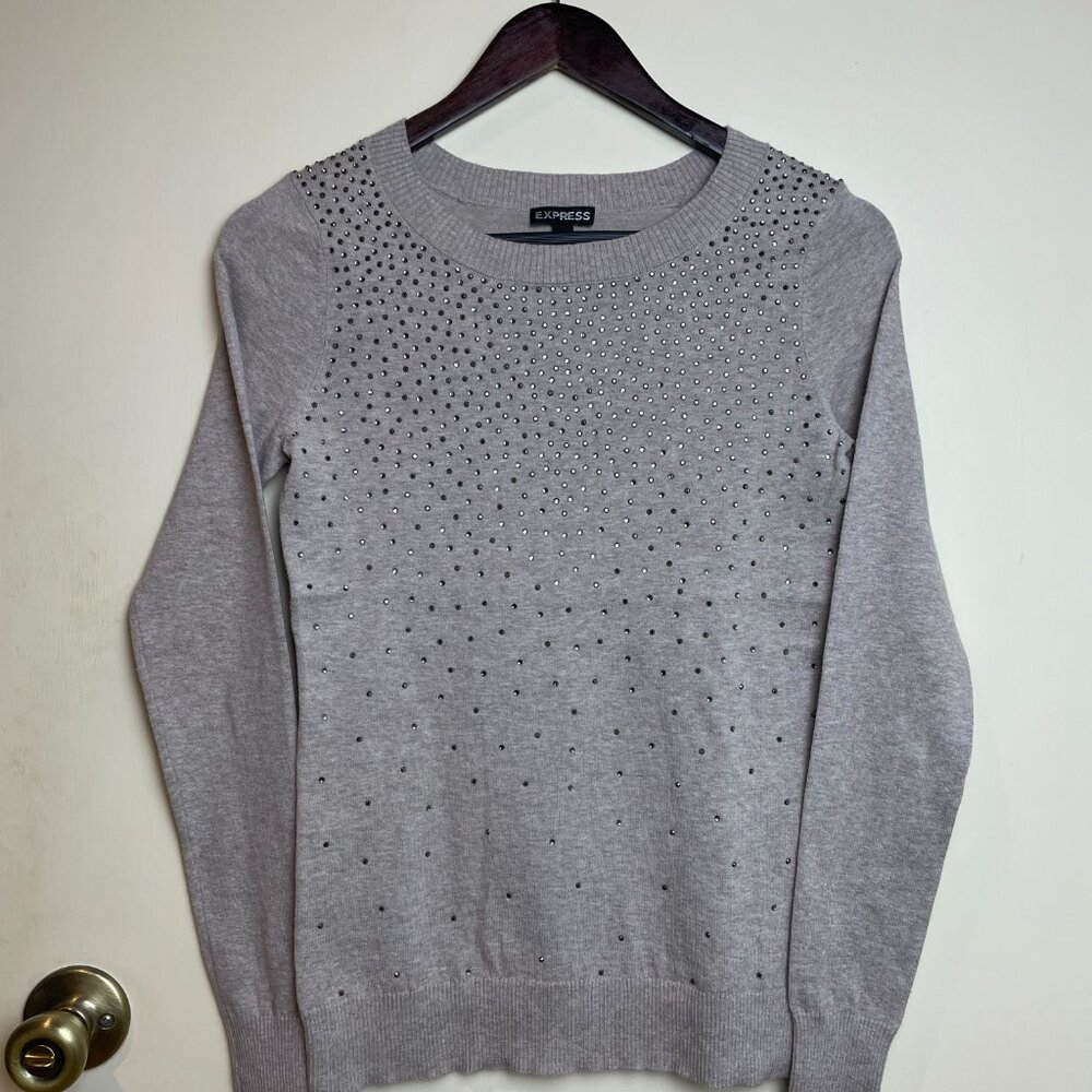 Y2k Express Rhinestone Sweater XS - Picture 4 of 4